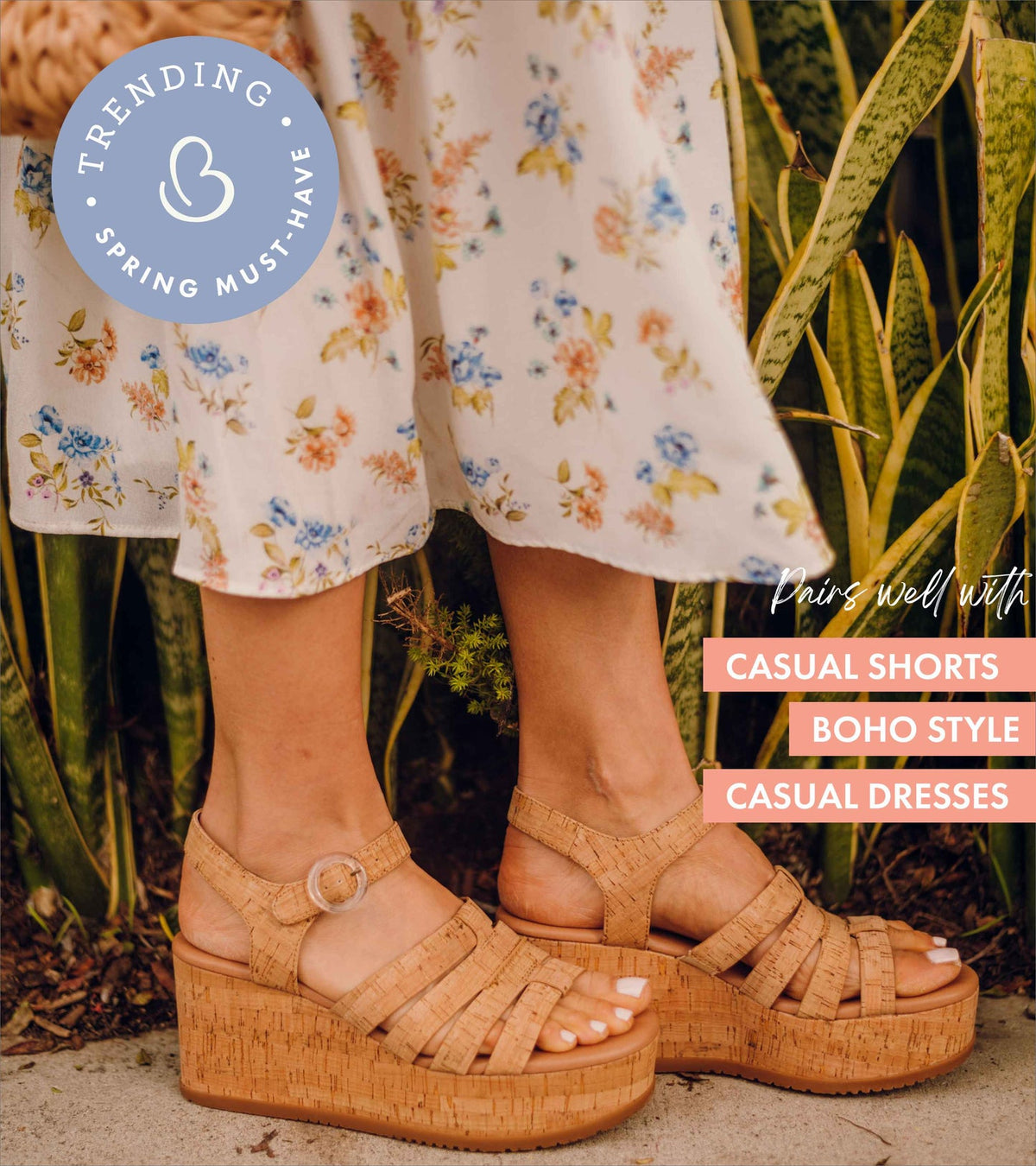Savannah Wedge Sandal | Baretraps