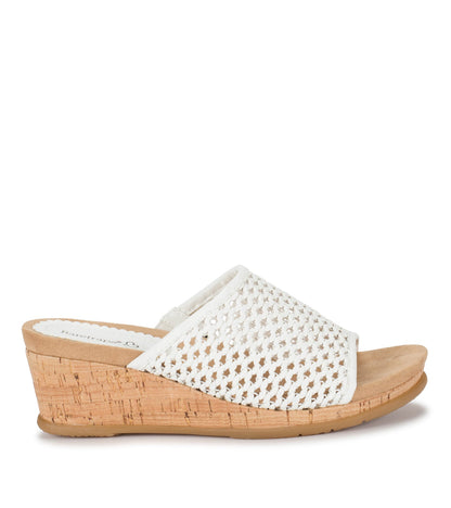 Flossey Wedge Slide Sandal | Baretraps