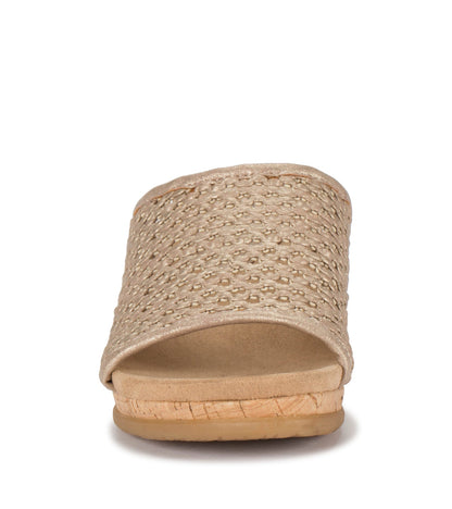 Flossey Wedge Slide Sandal | Baretraps