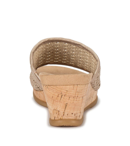 Flossey Wedge Slide Sandal | Baretraps