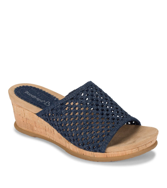 Flossey Wedge Slide Sandal | Baretraps