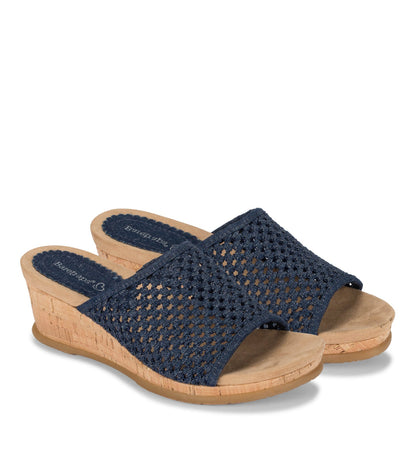 Flossey Wedge Slide Sandal | Baretraps