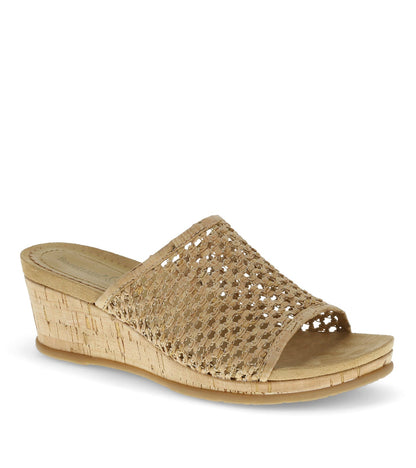 Flossey Wedge Slide Sandal | Baretraps