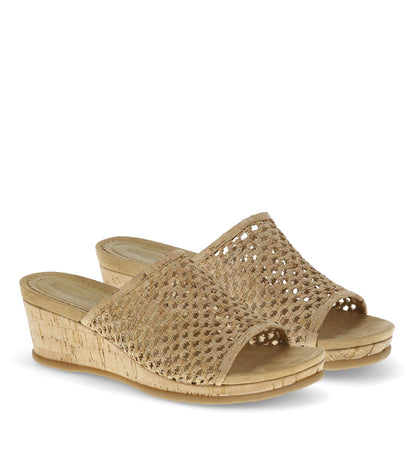 Flossey Wedge Slide Sandal | Baretraps