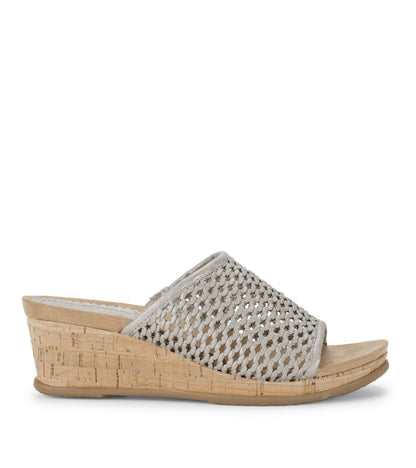 Flossey Wedge Slide Sandal | Baretraps