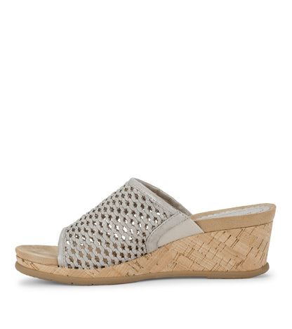 Flossey Wedge Slide Sandal | Baretraps