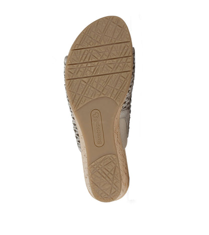Flossey Wedge Slide Sandal | Baretraps
