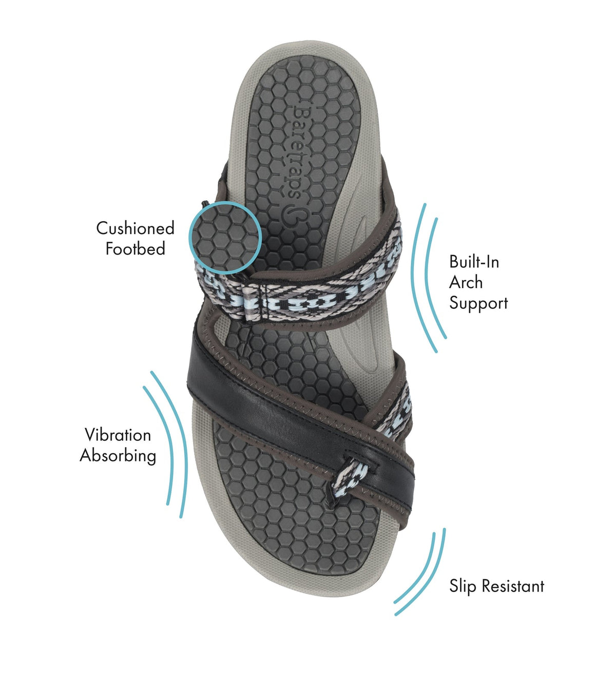 Deserae Slide Sandal | Baretraps