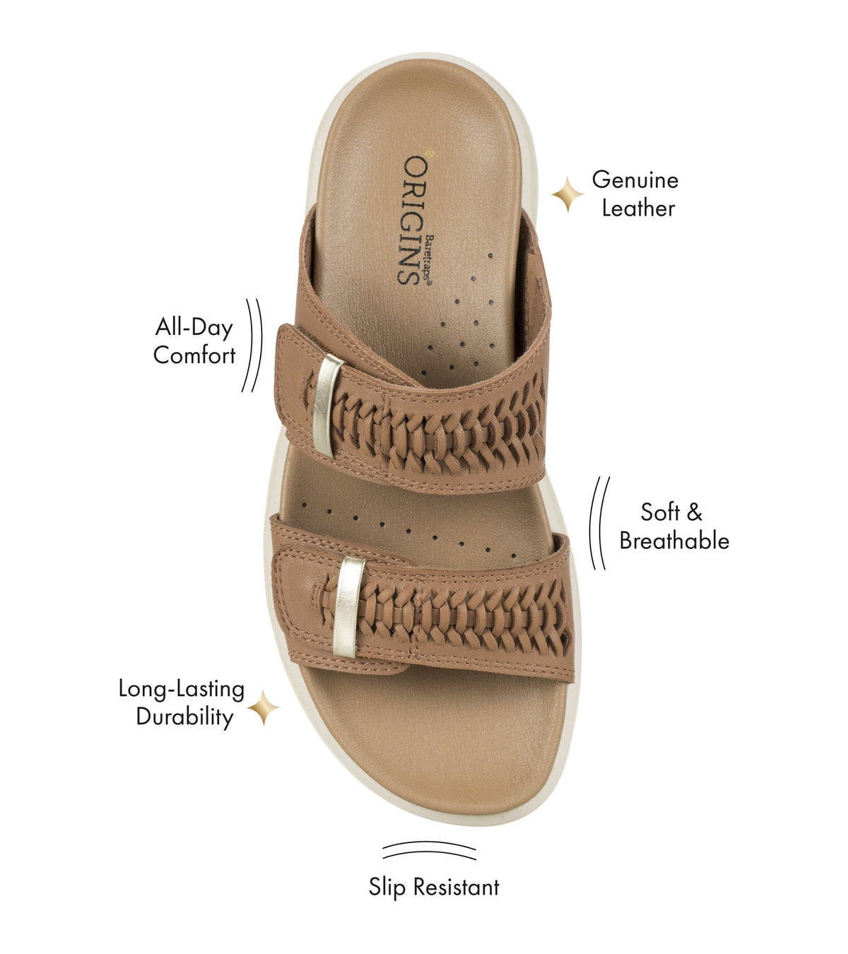 Haliah Slide Sandal | Baretraps