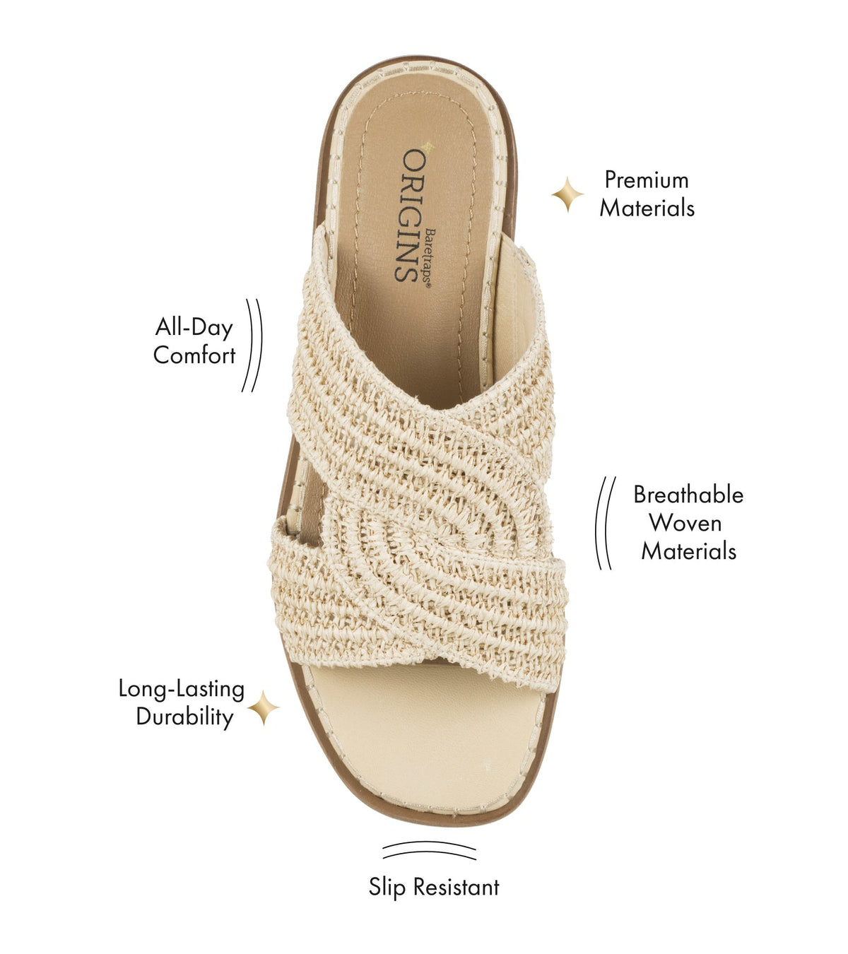 Navene Slide Sandal | Baretraps