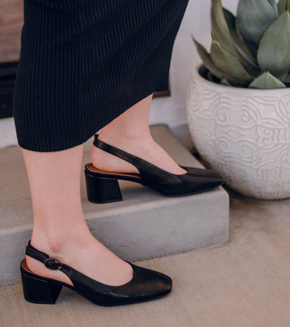 Ester Block Heel Slingback Pump | Baretraps