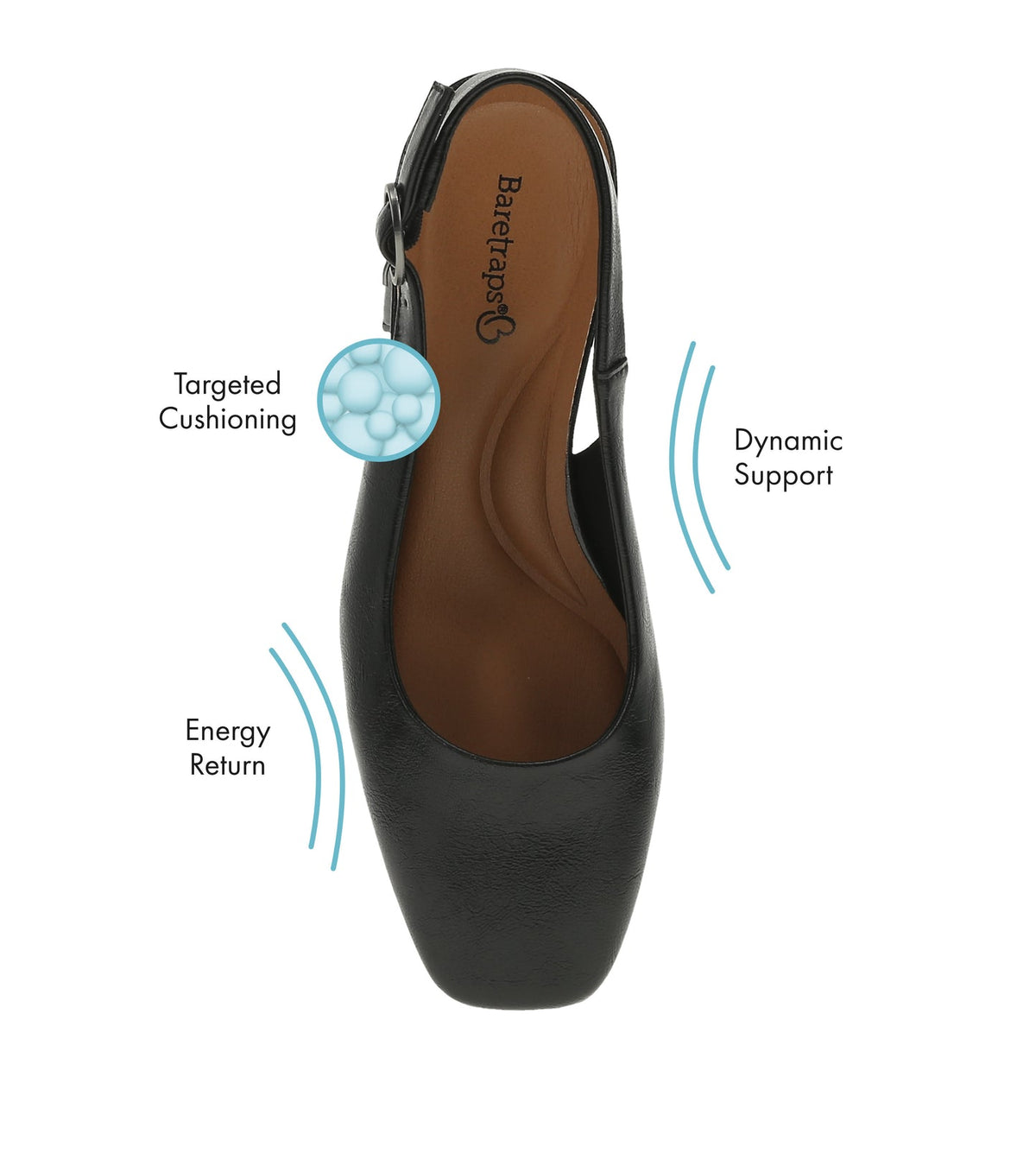 Ester Block Heel Slingback Pump | Baretraps