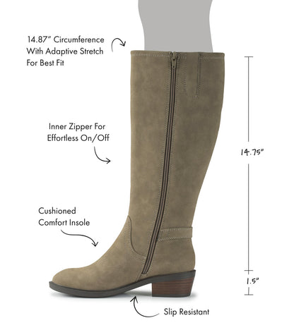 Nena Wide Calf Riding Boot | Baretraps