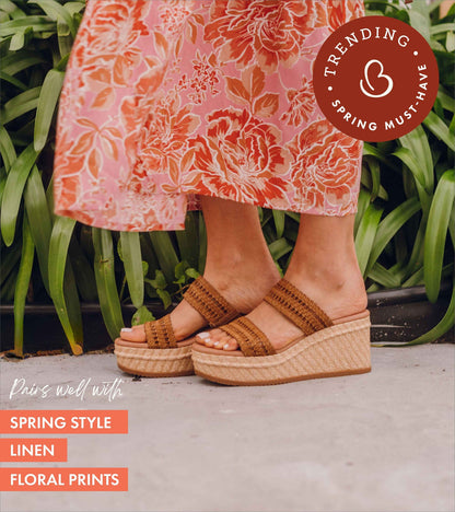 Sophie Wedge Sandal | Baretraps