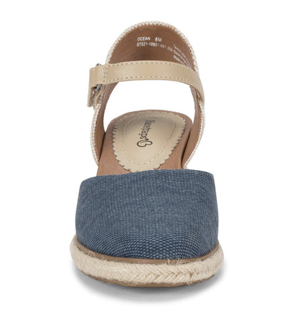 Ocean Closed Toe Wedge Sandal | Baretraps