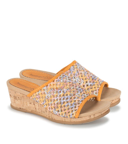 Flossey Wedge Slide Sandal | Baretraps