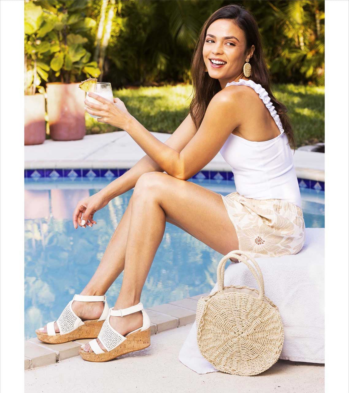 Raisie Wedge Sandal | Baretraps