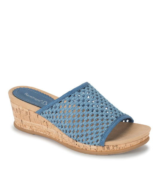Flossey Wedge Slide Sandal | Baretraps