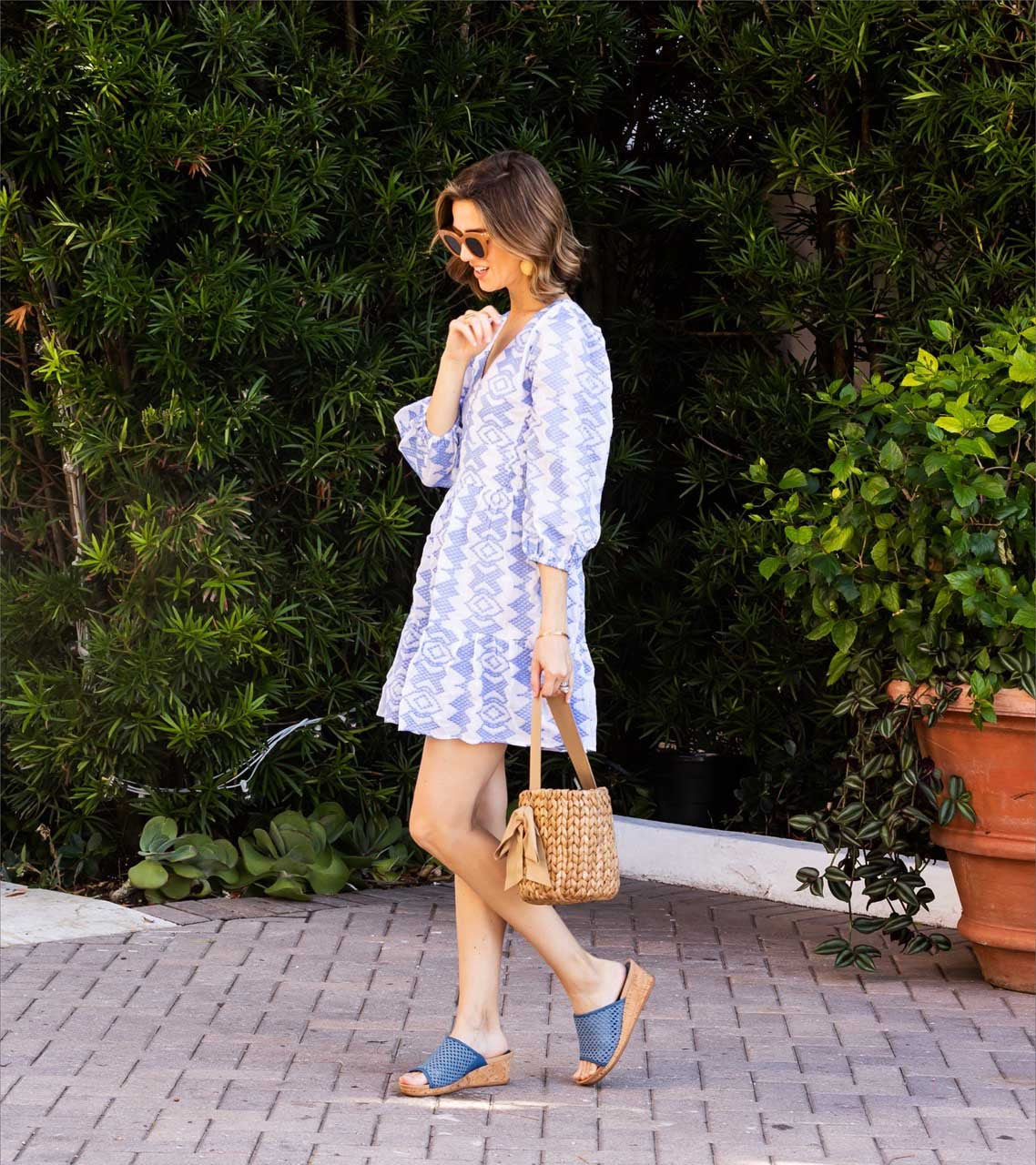 Flossey Wedge Slide Sandal | Baretraps