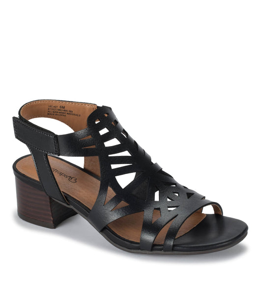 Velvet Block Heel Sandal | Baretraps