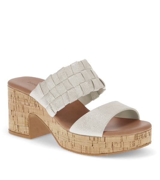 Mavis Block Heel Slide Sandal | Baretraps