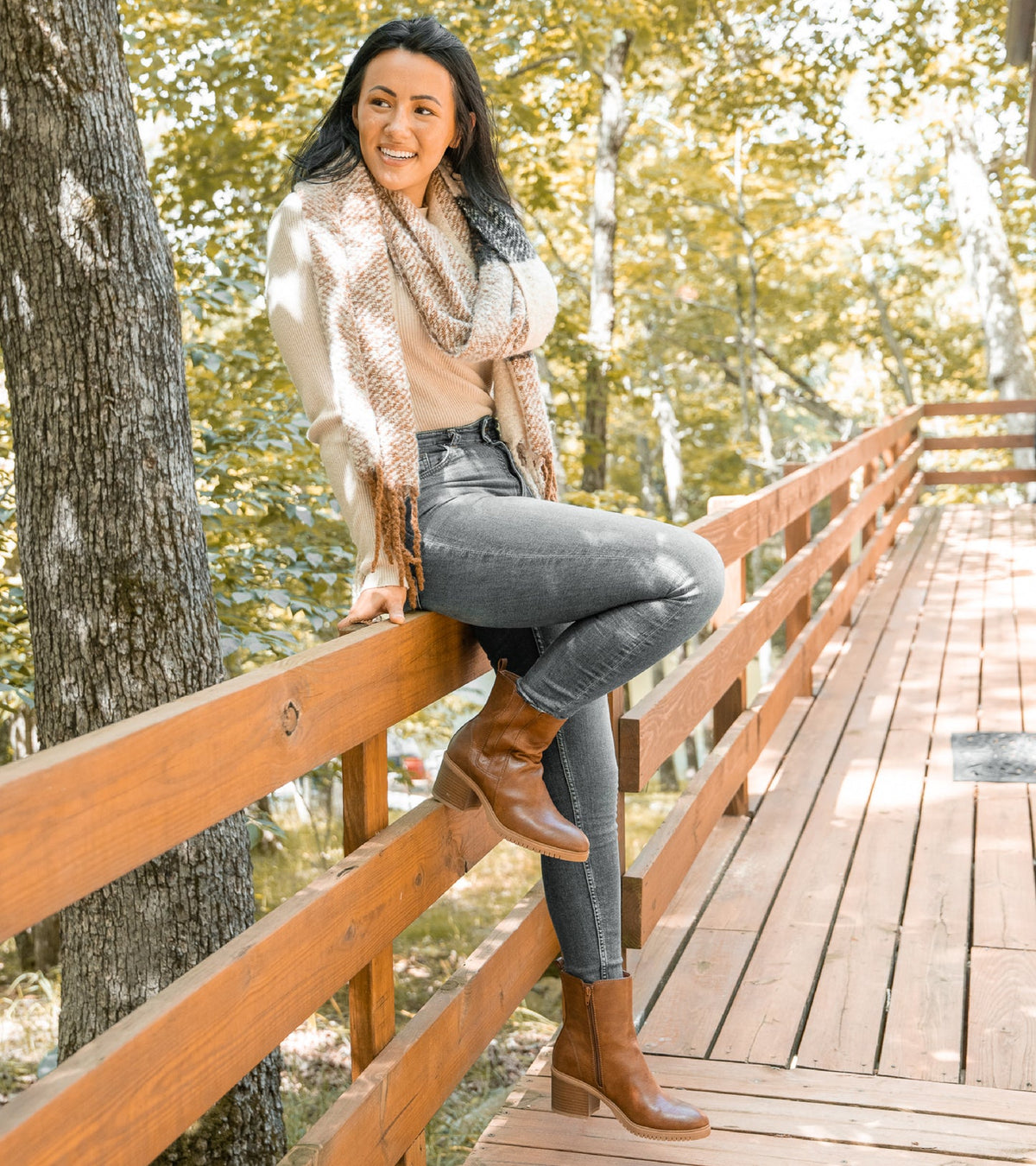 Feeney Block Heel Boot | Baretraps