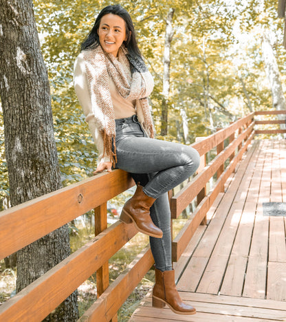 Feeney Block Heel Boot | Baretraps